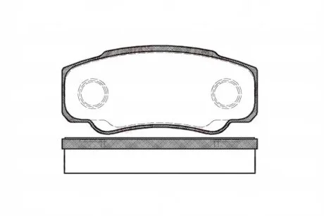 Колодки гальмівні дискові ЗАДН PEUGEOT BOXER 04.2002-,FIAT DUCATO 04.2002-,CITROEN JUMPER 02.2003- REMSA 0961.00