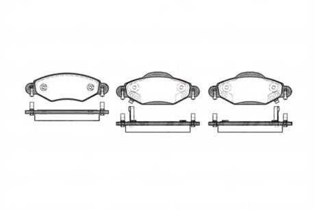 Колодки гальмівні дискові REMSA 0978.02