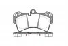 Колодка гальм. диск. AUDI Q7, PORSCHE CAYENNE, VW TOUAREG передн. (вир-во) REMSA 0995.00 (фото 1)