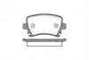 Колодка торм. диск. AUDI A4, SEAT, SKODA,VW задн. (пр-во) REMSA 1031.00 (фото 1)