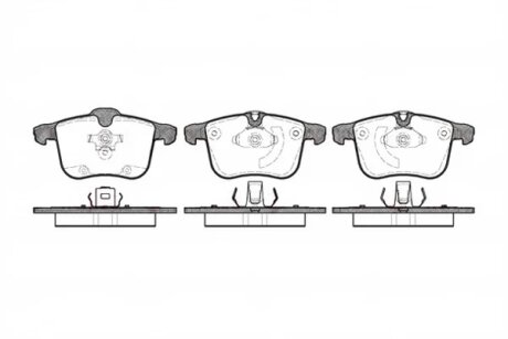 Колодки гальмівні дискові REMSA 1053.00