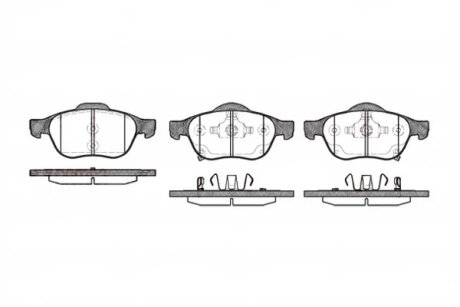 Колодки гальмівні дискові REMSA 1054.02