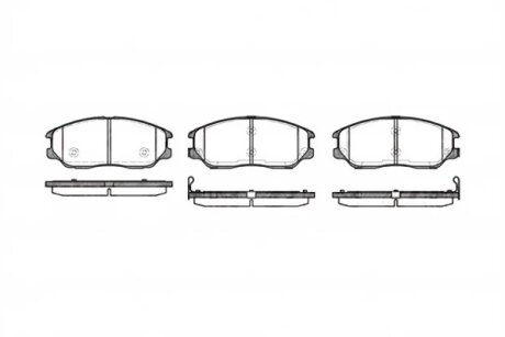 Колодки гальмівні дискові REMSA 1085.02