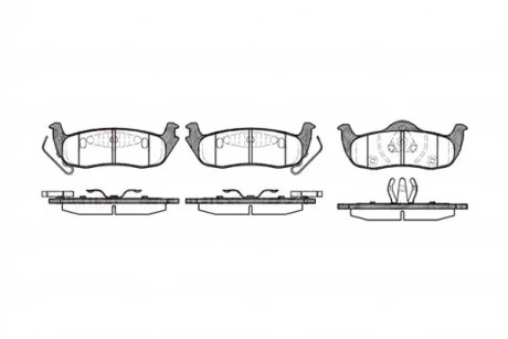 Колодки гальмівні дискові REMSA 1106.10