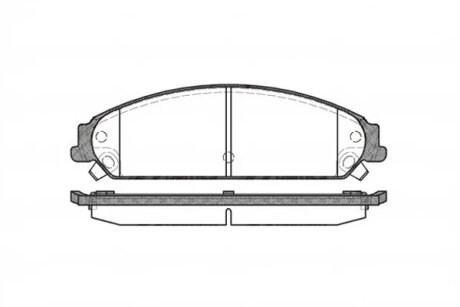 Колодки гальмівні дискові REMSA 1128.08