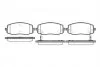 Колодки гальмівні дискові ПЕРЕДН HYUNDAI I10 1.1CRDI 12V 08.03-/ KIA PICANTO 1.0I 12V 09.11- -ua REMSA 1133.02 (фото 1)