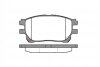 Колодки гальмівні дискові ПЕРЕДН TOYOTA PREVIA 2.4I 16V, PREVIA 2.0D 08/00-- -ua REMSA 1143.00 (фото 1)