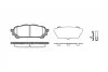 Колодка гальм. диск. SUBARU IMPREZA (GD, GG) задн. (вир-во) REMSA 1176.01 (фото 1)