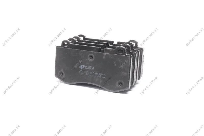 Колодки гальмівні дискові ПЕРЕДН MERCEDES BENZ CLS 2006 -, E-CLASS 2004 - 2009, S-CLASS 2005 -, SL 200 -ua REMSA 1202.00 (фото 1)