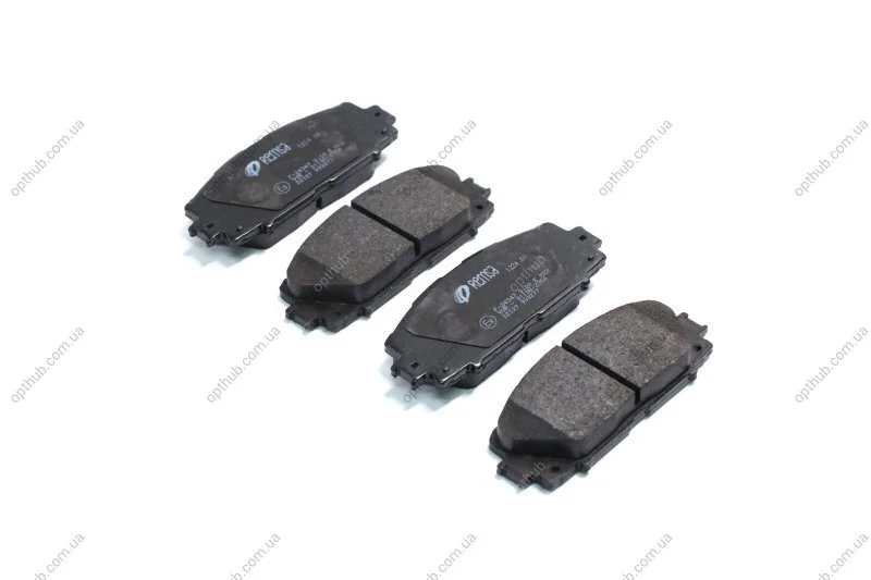 Колодка гальм. диск. TOYOTA YARIS 1.0 VVT-I, 1.3 VVT-I, 1.4D-4D 01/06 - передн. (вир-во) REMSA 1224.00 (фото 1)