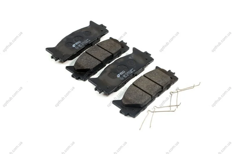 Колодки гальмівні дискові ПЕРЕДН TOYOTA LEXUS ES 3.5, TOYOTA CAMRY VI 2.4, 2.4VVTI HYBRID, 3.5 V6 -ua REMSA 1233.00 (фото 1)