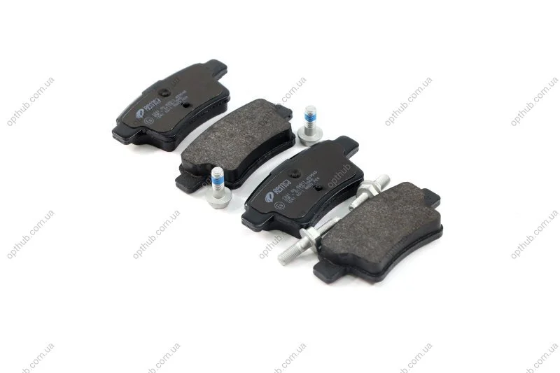 Колодка гальм. диск. CITROEN C4, C4 PICASSO задн. (вир-во) REMSA 1241.00 (фото 1)