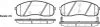 Колодки гальмівні дискові ПЕРЕДН KIA CARNIVAL 2.5 V6,2.9 CRDI 01-06,PREGIO 2.5 TCI 03- -ua REMSA 1244.02 (фото 1)