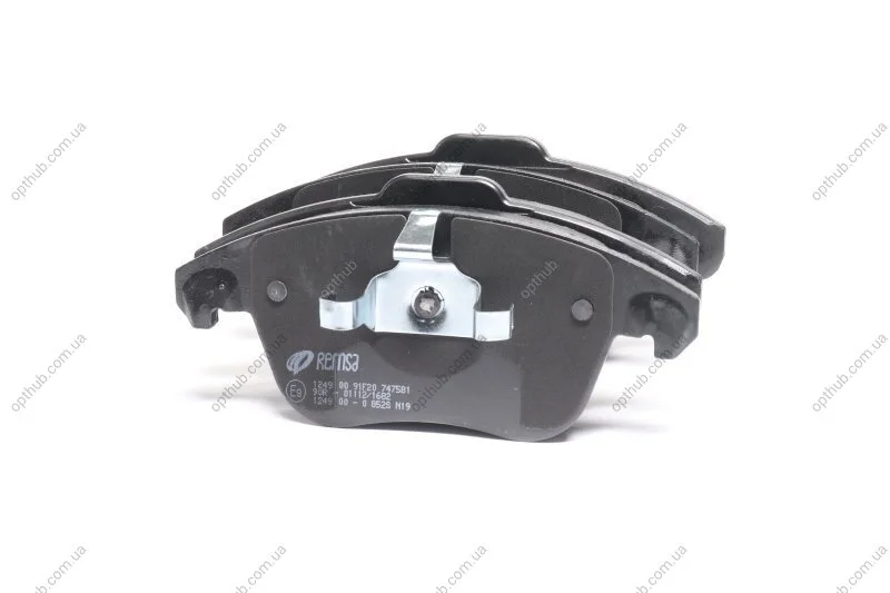 Колодка гальм. диск. CITROEN C4, C4 PICASSO передн. (вир-во) REMSA 1249.00 (фото 1)