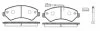 Колодки гальмівні дискові ПЕРЕДН CITROEN JUMPER 2.2 3.0 06-,FIAT DUCATO 06-,PEUGEOT BOXER 06- -ua REMSA 1275.12 (фото 1)