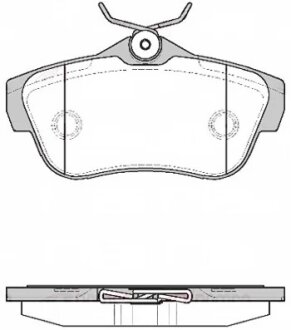 Колодка гальм. диск. CITROEN JUMPY 1.6 2.0 07-, FIAT SCUDO, PEUGEOT EXPERT задн. REMSA 1299.00