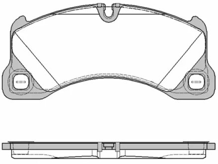 Колодки гальмівні дискові REMSA 1345.15