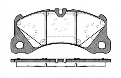 Колодки гальмівні дискові REMSA 1345.40