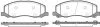 Колодки гальмівні дискові ПЕРЕДН OPEL INSIGNIA 2.0 2.8 08-;SAAB 9-5 2.0 2.8 2010- -ua REMSA 1386.02 (фото 1)