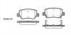 Колодка торм. диск. TOYOTA AVENSIS/AVENSIS SW 1.6,1.8,2.0,2.0D-4D,2.2D-4D 09- задн. (пр-во) REMSA 1403.02 (фото 1)