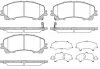 Колодки гальмівні дискові ПЕРЕДН INFINITI Q50 04/13-,Q60 COUPE 09/16- -ua REMSA 1407.12 (фото 1)