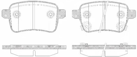 Колодки гальмівні дискові REMSA 1450.12