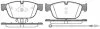 Колодки гальмівні дискові ПЕРЕДН PEUGEOT 407 3.0HDI 09-,308RCZ 1.6 16V,2.0TD 2010-,508 SW 2.0HDI 2010- -ua REMSA 1451.01 (фото 1)