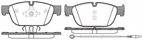 Колодки гальмівні дискові ПЕРЕДН PEUGEOT 407 3.0HDI 09-,308RCZ 1.6 16V,2.0TD 2010-,508 SW 2.0HDI 2010- -ua REMSA 1451.01