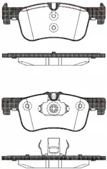 Колодки гальмівні дискові REMSA 1478.10