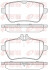 Колодки гальмівні дискові ЗАДН MB S-SERIES S300, S350, S400, S500 03/14-,SL-SERIES SL350, SL400, SL500 -ua REMSA 1535.00 (фото 1)