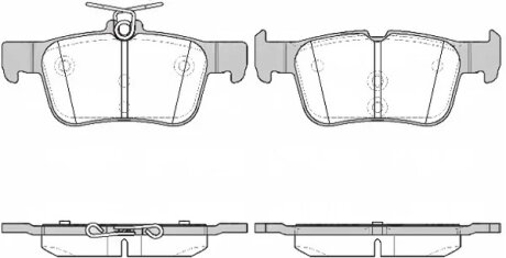 Колодки гальмівні дискові REMSA 1551.42
