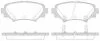 Колодки тормозные дисковые задние MAZDA 3 SKYACTIV-G 2013- REMSA 1570.02 (фото 1)
