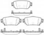 Колодки гальмівні дискові ЗАДН NISSAN QASHQAI 2013 -, X-TRAIL 2013 - -ua REMSA 1582.02 (фото 1)