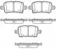 Колодки гальмівні дискові ЗАДН OPEL ASTRA K 06/15- -ua REMSA 1628.02 (фото 1)