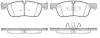 Колодки гальмівні дискові ПЕРЕДН LANDROVER DISCOVERY SPORT 2.0-2.2 2014- -ua REMSA 1633.00 (фото 1)
