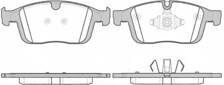 Колодки тормозные дисковые REMSA 1689.00