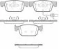 Колодки гальмівні дискові ПЕРЕДН AUDI A4 BERLINA (8W2, B9) AVANT (8W5, B9) 05/15- -ua REMSA 1692.01 (фото 1)