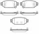 Колодки гальмівні дискові ЗАДН MAZDA 3 02/17- -ua REMSA 1731.02 (фото 1)