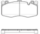 Колодки тормозные дисковые BMW X5(F15,F85),X6(F16,F86) REMSA 1733.00 (фото 1)
