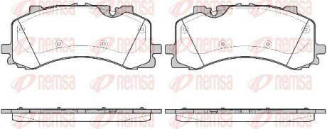 Колодки тормозные дисковые REMSA 1744.00