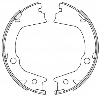 Колодки гальмівні барабанні REMSA 4602.00