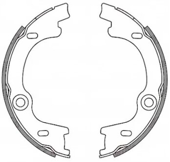 Колодки гальмівні барабанні KIA CARENS 06- -ua REMSA 4630.00