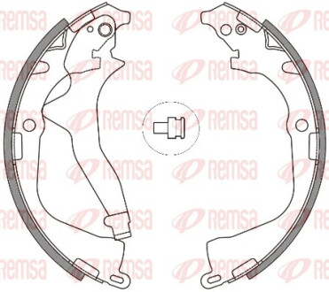 Колодки гальмівні барабанні VW AMAROK 2.0 2010- -ua REMSA 4648.00