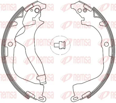 Колодки гальмівні барабанні VW AMAROK 2.0 2010- -ua REMSA 4648.00