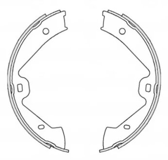 Колодки гальмівні барабанні REMSA 4675.00