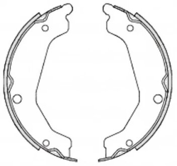 Колодки гальмівні барабанні REMSA 4694.00