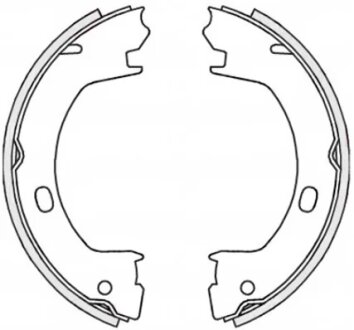 Колодки гальмівні барабанні CHRYSLER PT CUISER / SEBRING 98- -ua REMSA 4739.00