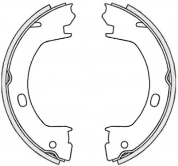 Колодки гальмівні барабанні CHRYSLER PT CUISER / SEBRING 98- -ua REMSA 4739.00