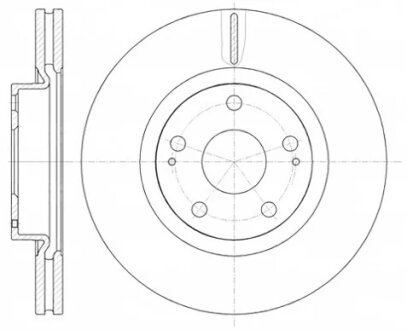 Диск тормозной REMSA 61050.10