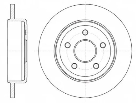 Диск гальмівний REMSA 61211.00